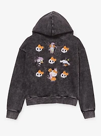 Sanrio Hello Kitty and Friends Halloween Glow-in-the-Dark Women's Zippered Hoodie — BoxLunch Exclusive