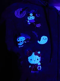 Sanrio Hello Kitty and Friends Halloween Glow-in-the-Dark Women's Plus Zippered Hoodie — BoxLunch Exclusive