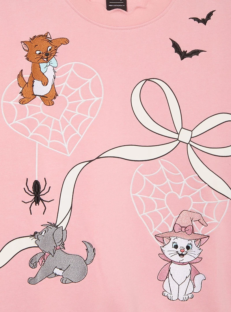 Disney The Aristocats Kittens Halloween Glow-in-the-Dark Women's Plus Crewneck — BoxLunch Exclusive