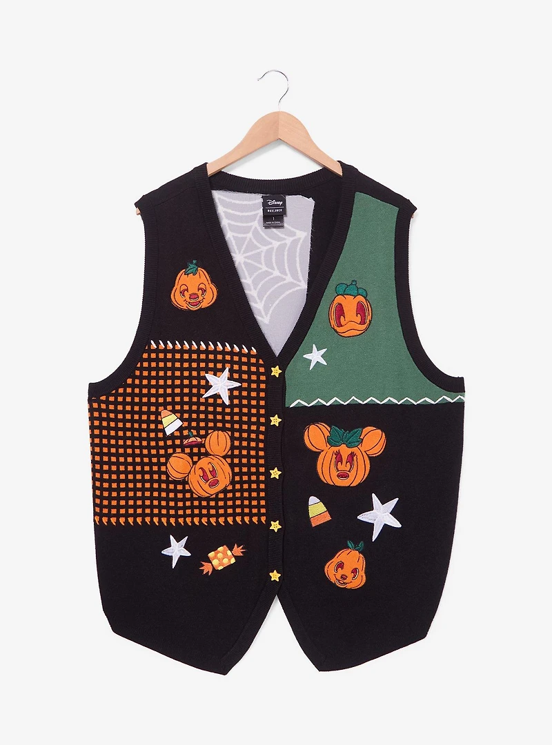 Disney Mickey & Friends Halloween Glow-in-the-Dark Women's Plus Vest - BoxLunch Exclusive