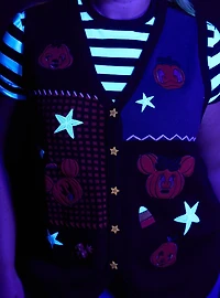 Disney Mickey & Friends Halloween Glow-in-the-Dark Women's Plus Vest - BoxLunch Exclusive
