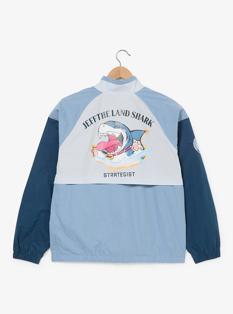 Marvel Rivals Jeff the Land Shark Color Block Windbreaker - BoxLunch Exclusive