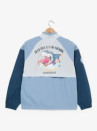 Marvel Rivals Jeff the Land Shark Color Block Windbreaker - BoxLunch Exclusive