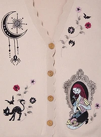 Disney The Nightmare Before Christmas Sally Embroidered Icons Women's Scalloped Cardigan - BoxLunch Exclusive