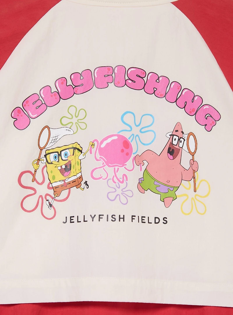 SpongeBob SquarePants Jellyfishing Color Block Windbreaker - BoxLunch Exclusive