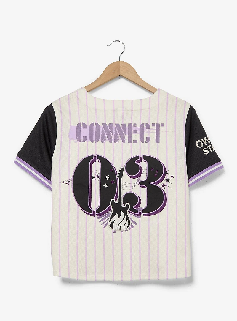 Disney Camp Rock Connect 3 Women's Cropped Baseball Jersey - BoxLunch Exclusive