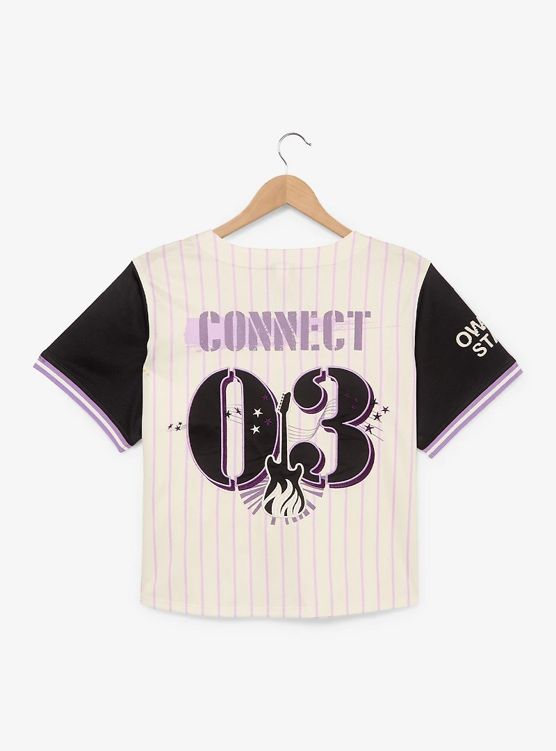 Disney Camp Rock Connect 3 Women's Plus Cropped Baseball Jersey - BoxLunch Exclusive