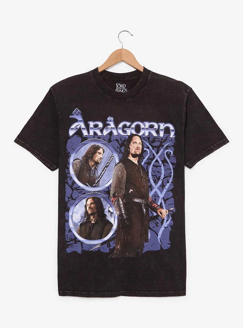 The Lord of Rings Aragorn Multi Portrait Women's T-Shirt - BoxLunch Exclusive