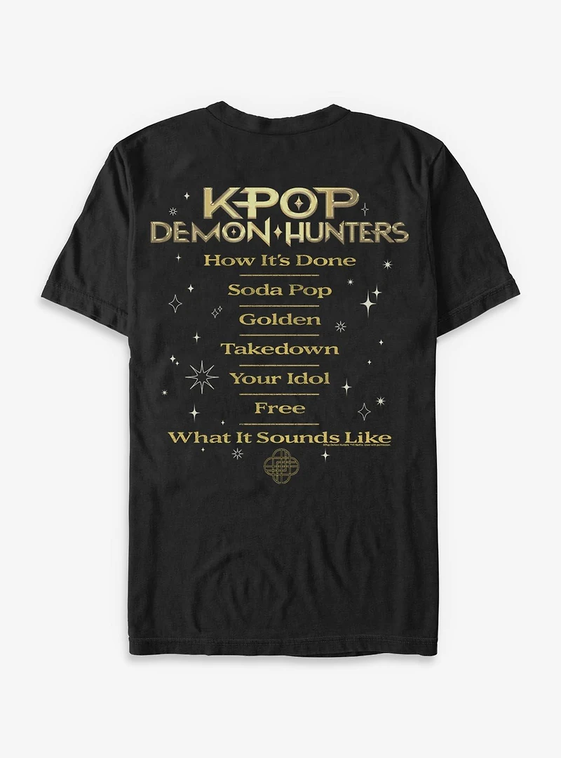 KPop Demon Hunters HUNTR/X Golden Trio T-Shirt