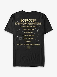 KPop Demon Hunters HUNTR/X Golden Trio T-Shirt