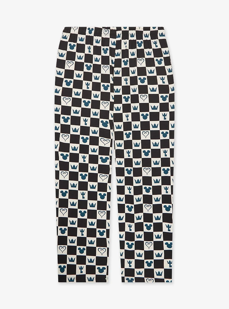 Disney Kingdom Hearts Checkered Icons Sleep Pants - BoxLunch Exclusive
