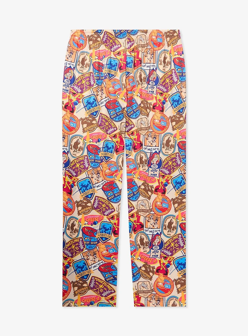 Disney A Goofy Movie Badges Allover Print Sleep Pants - BoxLunch Exclusive