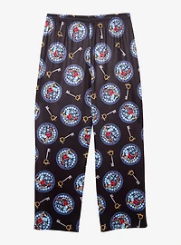 Disney Kingdom Hearts Stained Glass Window Allover Print Plus Sleep Pants - BoxLunch Exclusive