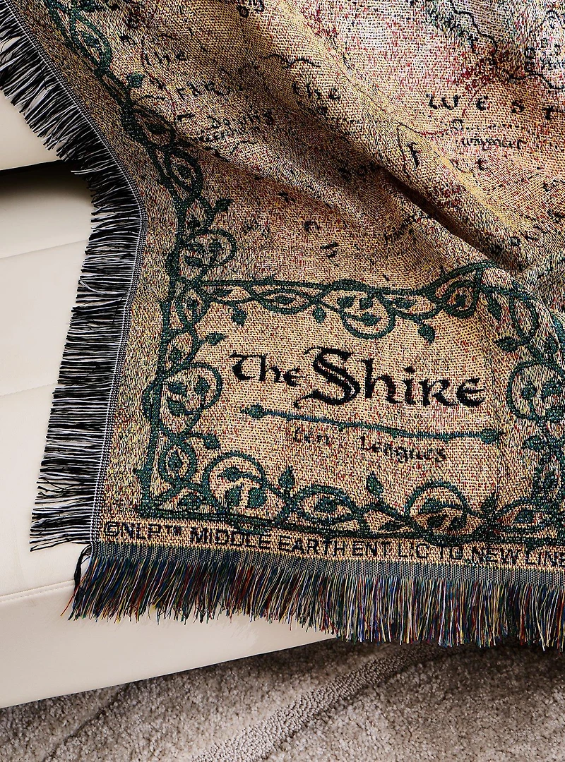 The Lord of the Rings The Shire Map Tapestry Throw - BoxLunch Exclusive