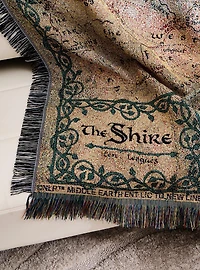 The Lord of the Rings The Shire Map Tapestry Throw - BoxLunch Exclusive