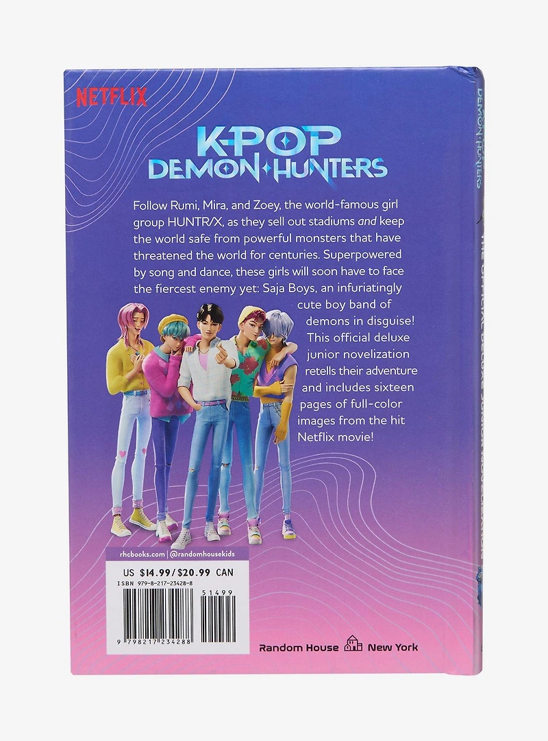 KPop Demon Hunters Official Deluxe Junior Novelization Book