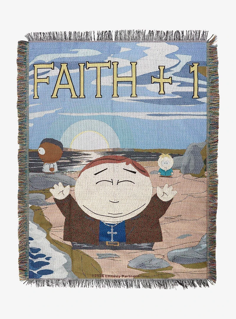 South Park Faith + 1 Tapestry Throw - BoxLunch Exclusive