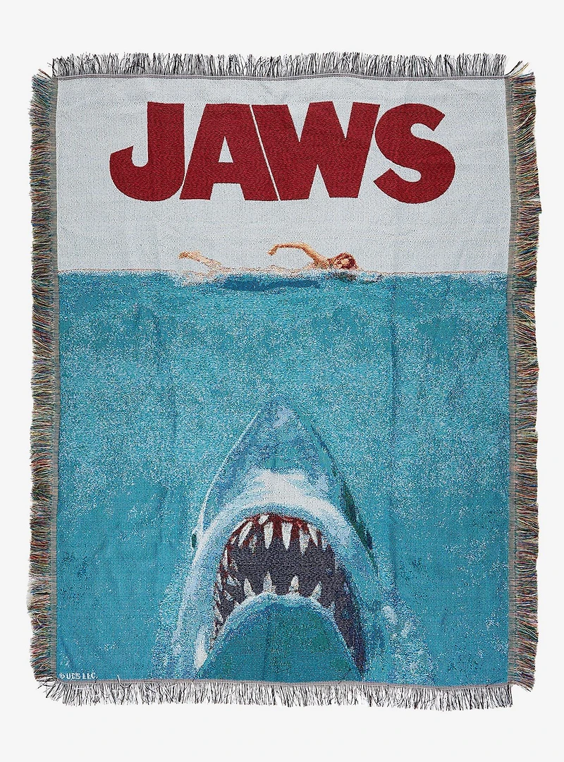 Jaws Poster Tapestry Throw — BoxLunch Exclusive