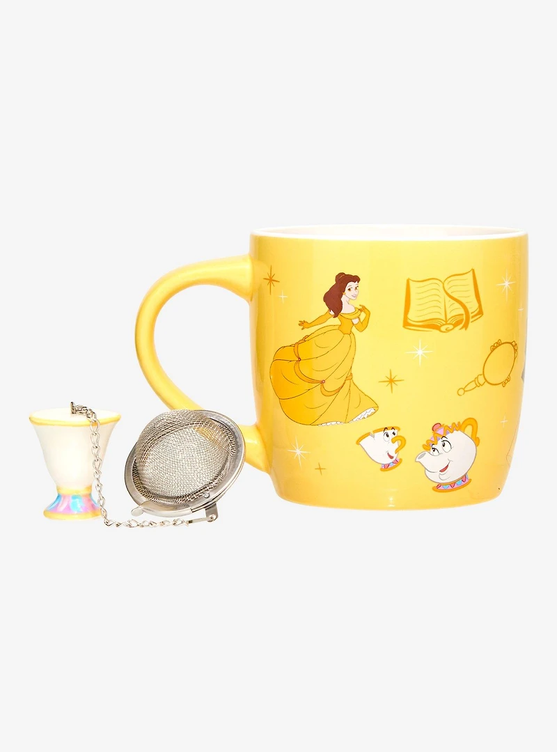 Disney Beauty and The Beast Belle Mug & Chip Tea Infuser Set