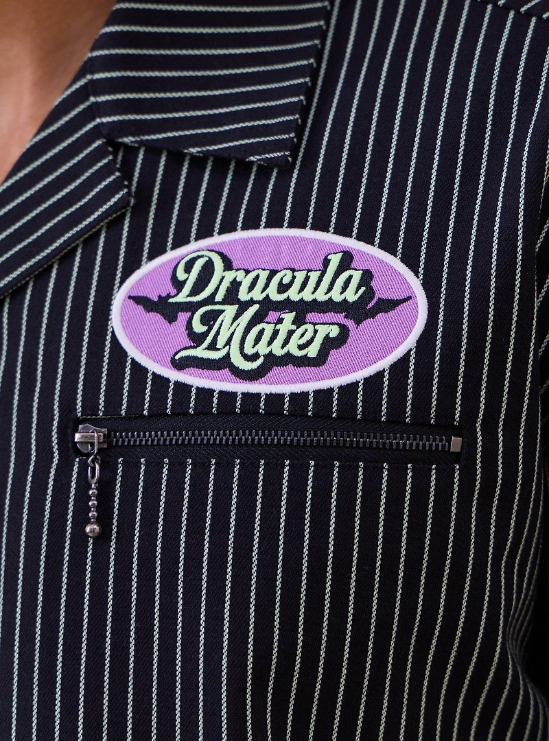 Disney Pixar Cars Dracula Mater Striped Mechanic Woven T-Shirt - BoxLunch Exclusive