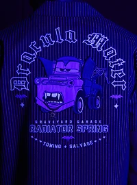 Disney Pixar Cars Dracula Mater Striped Mechanic Woven T-Shirt - BoxLunch Exclusive