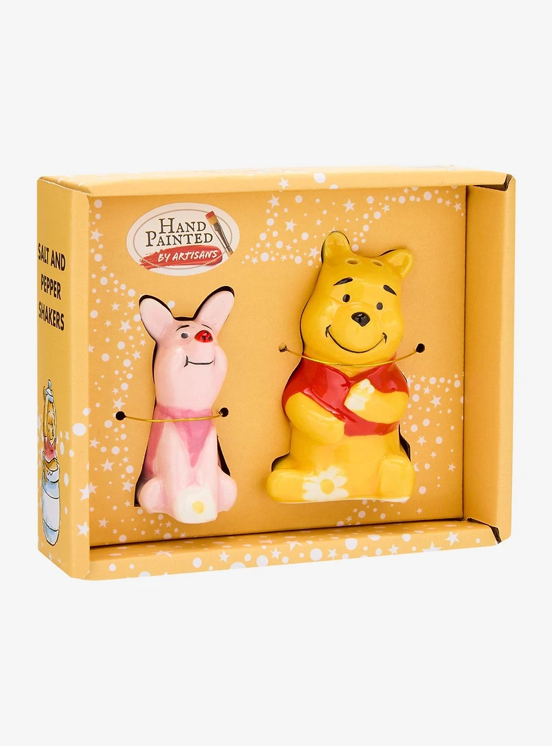 Disney Winnie the Pooh Piglet & Pooh Figural Salt and Pepper Shakers