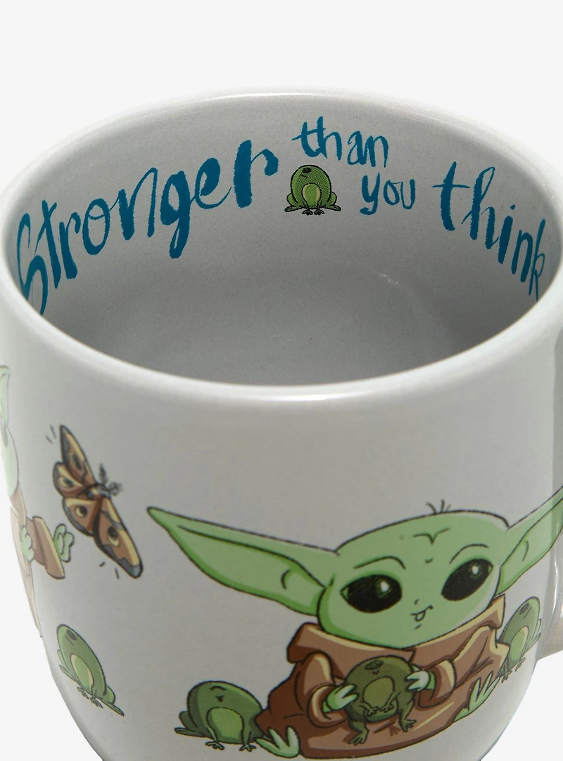 Star Wars The Mandalorian Grogu Mug with Figural Stirrer