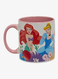 Disney Princess Floral Group Portrait Mug