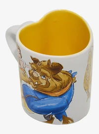 Disney Beauty and the Beast Belle & Beast Ballroom Mug