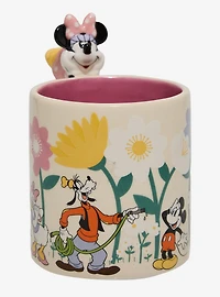 Disney Minnie Mouse & Friends Floral Mug with Minnie Charm