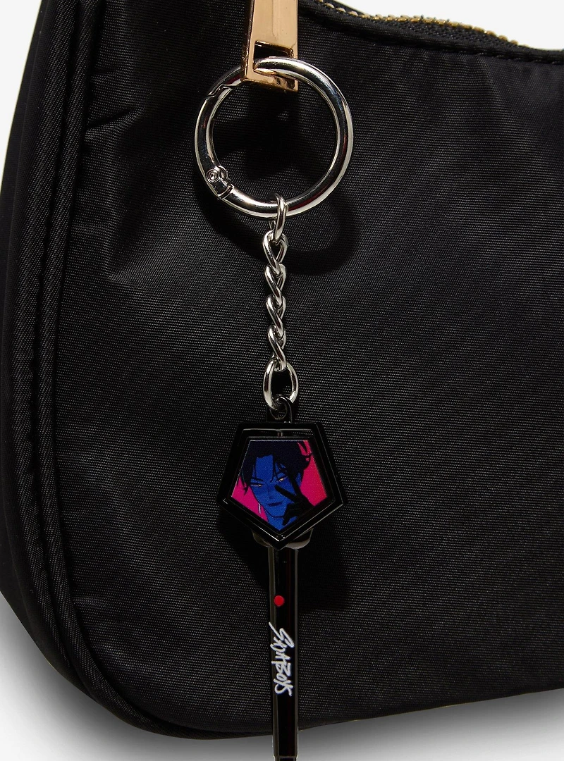 KPop Demon Hunters Saja Boys Lightstick Blind Box Spinner Keychain - BoxLunch Exclusive
