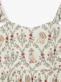 Disney Lady & The Tramp Floral Ruffle Tank Dress - BoxLunch Exclusive