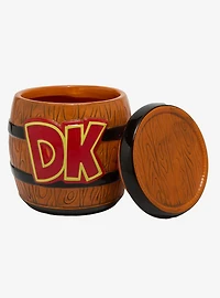 Nintendo Donkey Kong Barrel Figural Cookie Jar