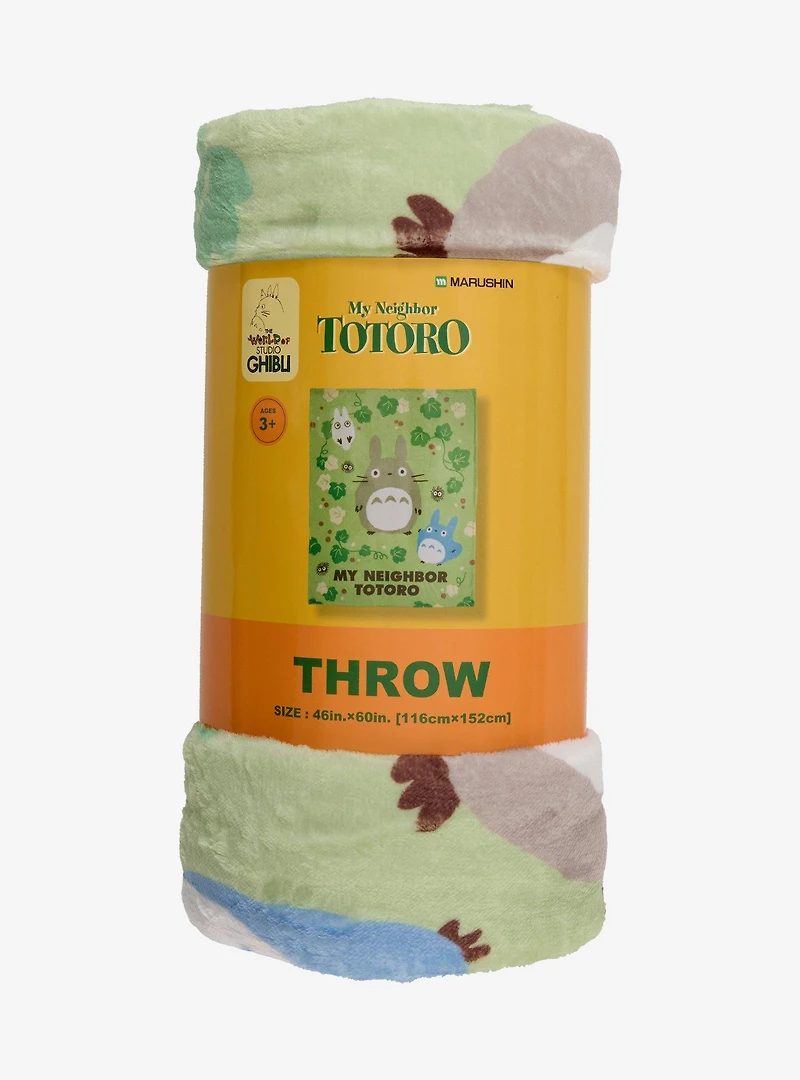 Studio Ghibli® My Neighbor Totoro Botanical Throw — BoxLunch Exclusive