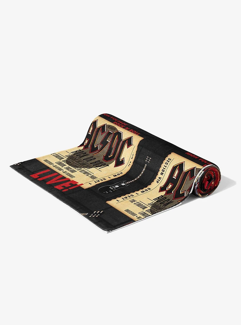 AC/DC Rock On Beach Towel for Two