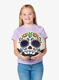 Sugar Skull Cloud Travel Pillow