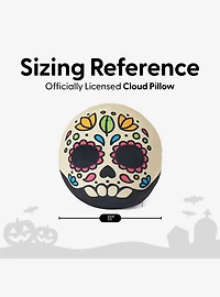 Sugar Skull Cloud Travel Pillow