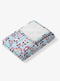Gabby's Dollhouse Pandy Paws 50x60" Silk Touch Throw Blanket