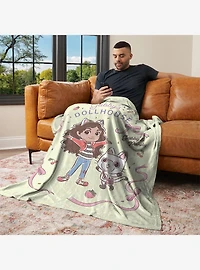 Gabby's Dollhouse Gabby and Pandy 50x60" Silk Touch Throw Blanket