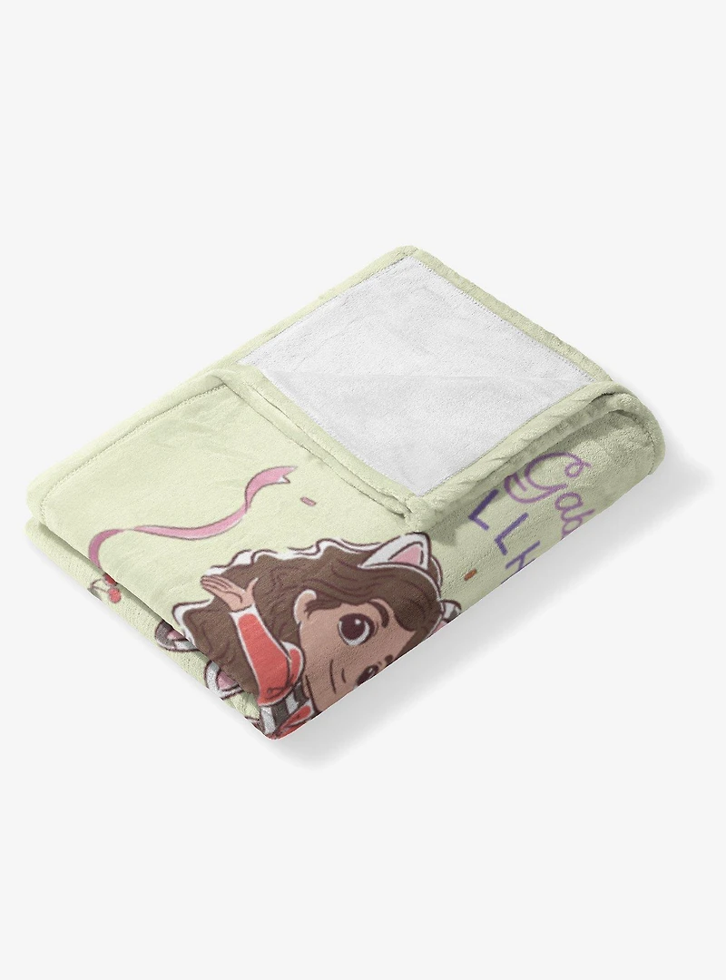 Gabby's Dollhouse Gabby and Pandy 50x60" Silk Touch Throw Blanket