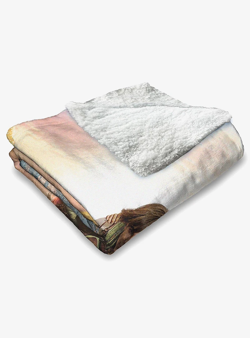 How to Train Your Dragon: Live Action Flight Above the Sea Silk Touch Sherpa Throw Blanket