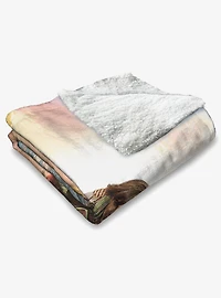 How to Train Your Dragon: Live Action Flight Above the Sea Silk Touch Sherpa Throw Blanket