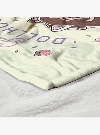 Gabby's Dollhouse Gabby and Pandy Silk Touch Sherpa Throw Blanket