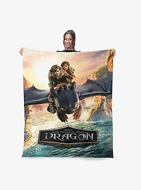 How to Train Your Dragon: Live Action Flight Above the Sea 60x80" Silk Touch Throw Blanket