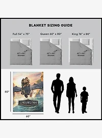 How to Train Your Dragon: Live Action Flight Above the Sea 60x80" Silk Touch Throw Blanket