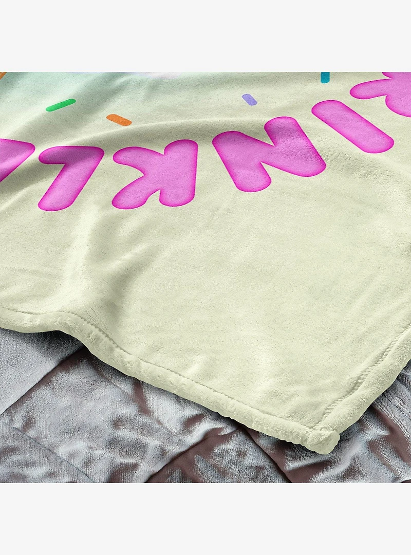 Gabby's Dollhouse Sprinkle Party 60x80" Silk Touch Throw Blanket