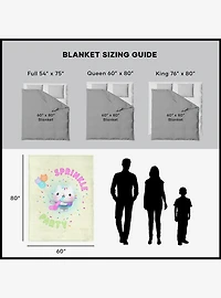 Gabby's Dollhouse Sprinkle Party 60x80" Silk Touch Throw Blanket