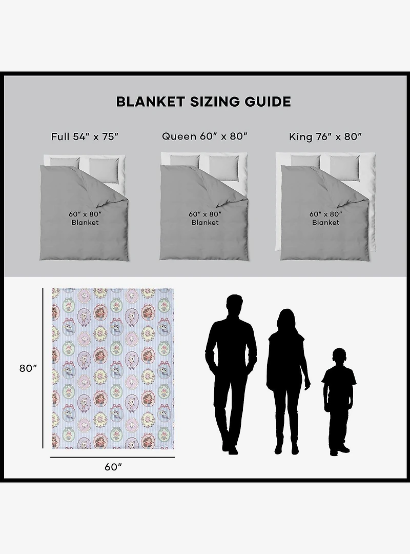 Gabby's Dollhouse Portrait Wall 60x80" Silk Touch Throw Blanket