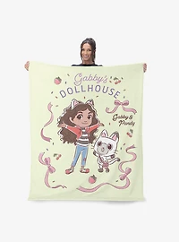 Gabby's Dollhouse Gabby and Pandy 60x80" Silk Touch Throw Blanket
