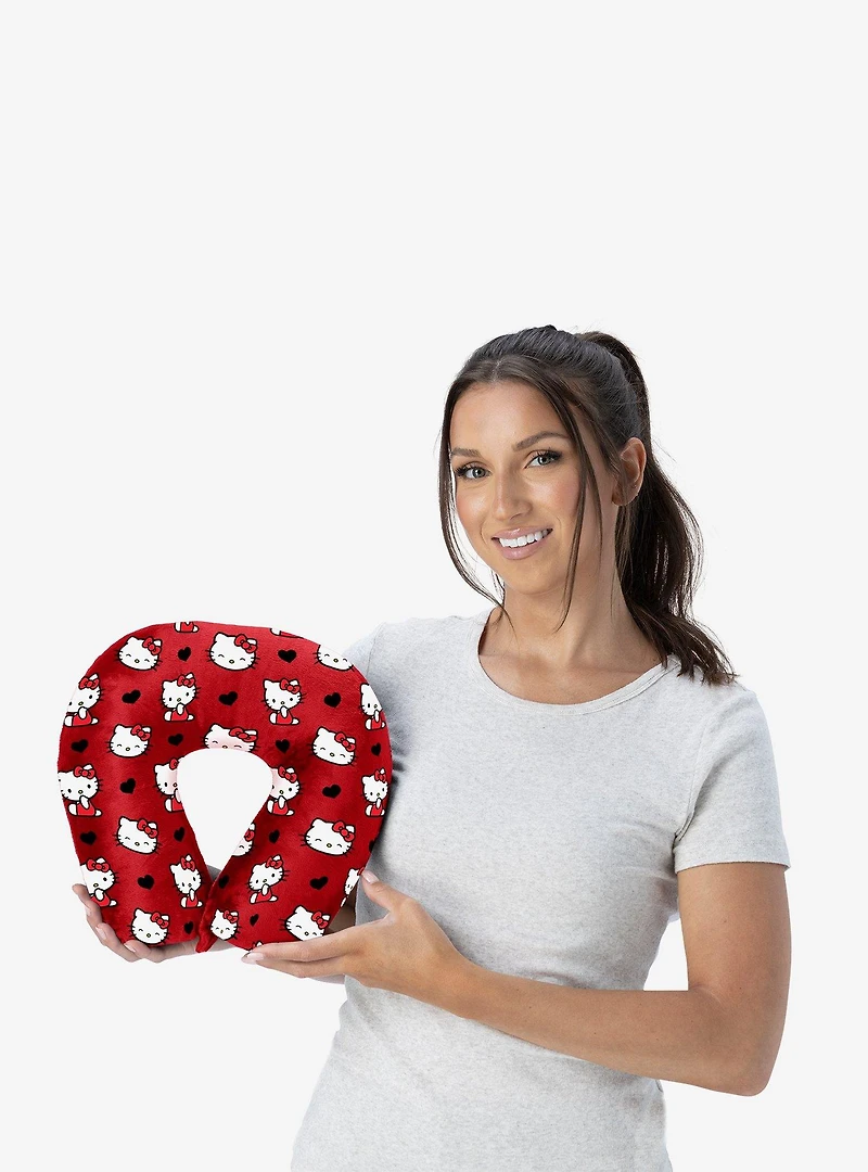 Hello Kitty Cute Hearts Neck Pillow